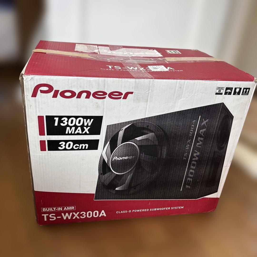 中古 Pioneer TS-WX300A ウーファー 1300W ケーブルあり