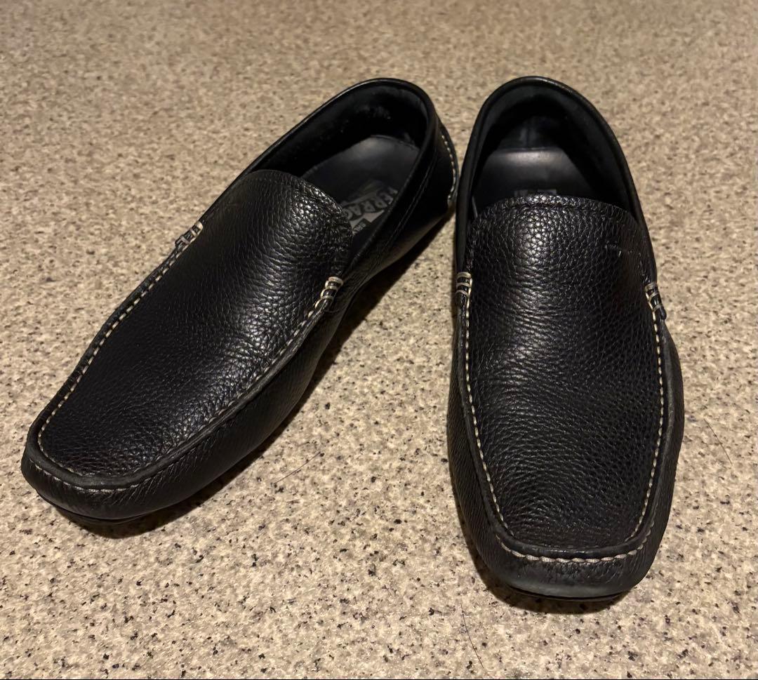 フェラガモ ドライビングシューズ ブラック 26cm