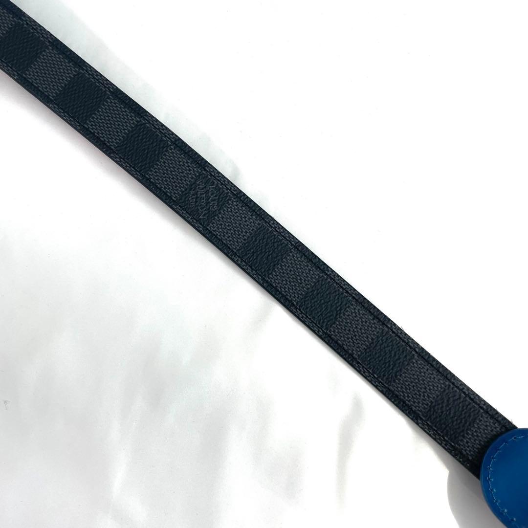 【美品】ルイヴィトン ダミエ グラフィット キーポル 用 ショルダーストラップ