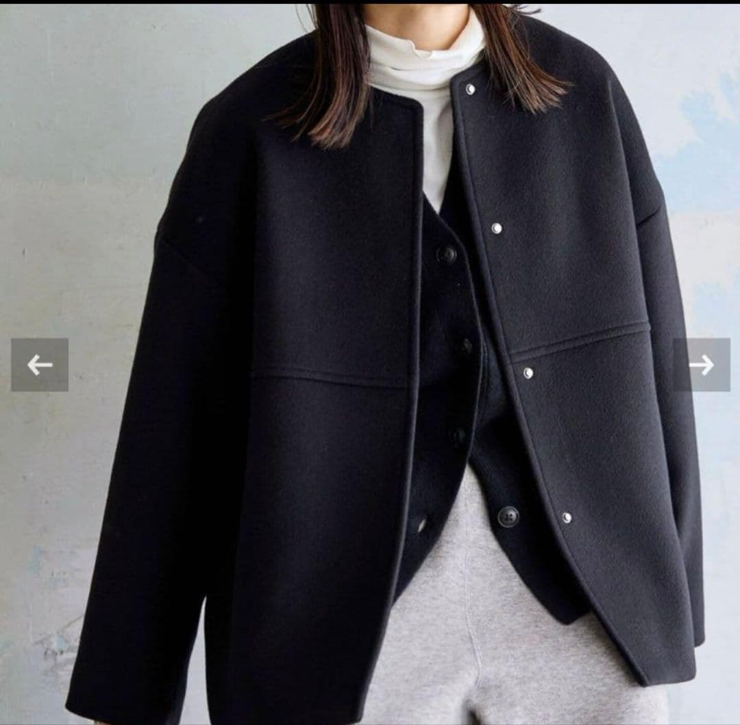 ジャーナルスタンダード スーパー140ビーバーノーカラー