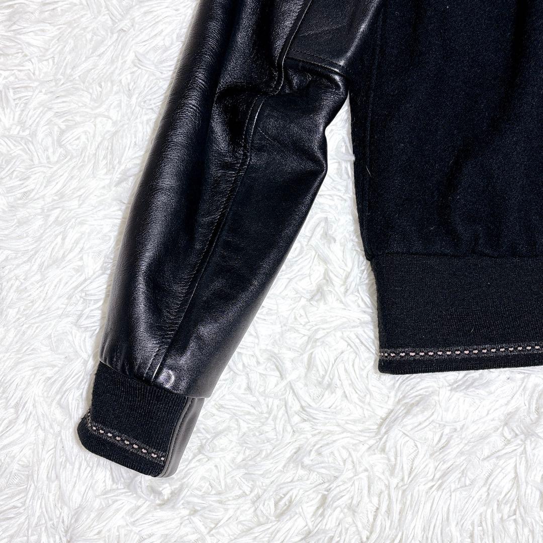 【美品】 LAD MUSICIAN スタジャン 切替 袖レザー 42 日本製