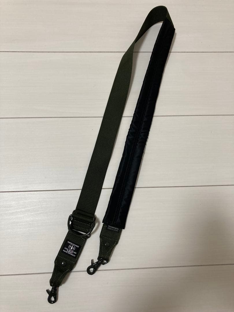 PORTER EXCHANGE ブラックグリーン　ストラップ