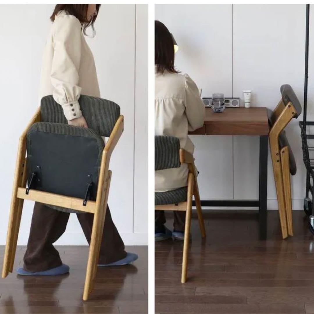 n*3様 【butler】バトラー 折り畳みダイニングチェア（１脚）（カラー：カ