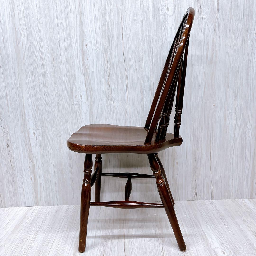【予約品】秋田木工 ウィンザーチェア 2脚セットダイニングチェア 曲木 椅子