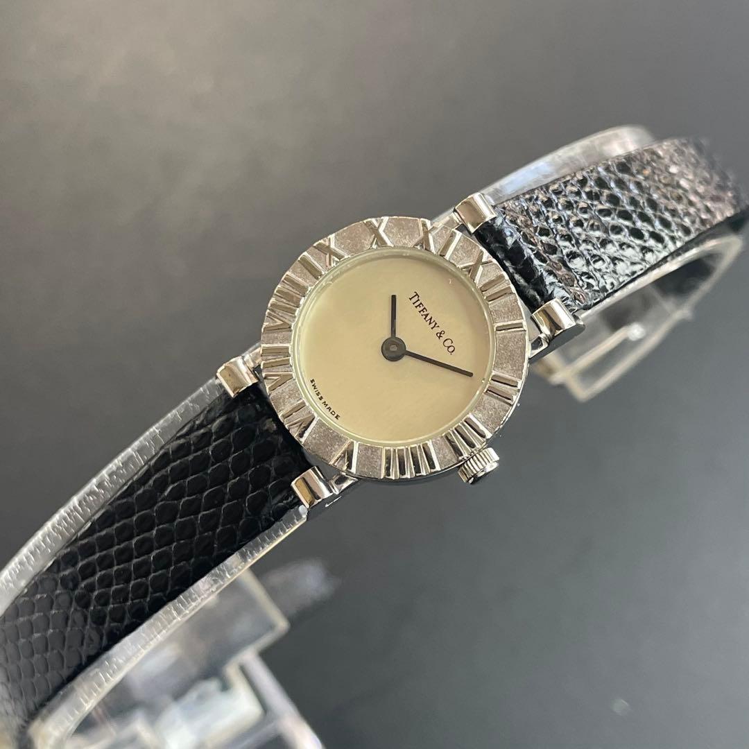 【良品 可動品】 ティファニー 腕時計 アトラス ミニ スターリングシルバー