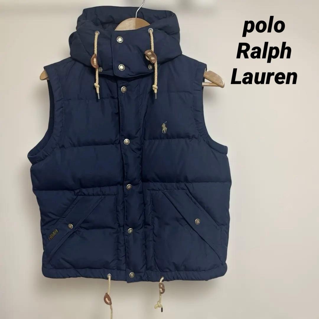 ポロ・ラルフ・ローレン フード付きダウンベスト