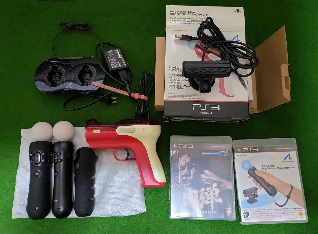 【中古美品】PS3 PS MOVE ＆ シューティングアタッチ