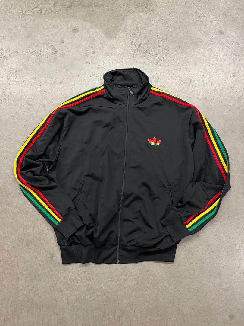 adidas トラックジャケット　00s ラスタカラー