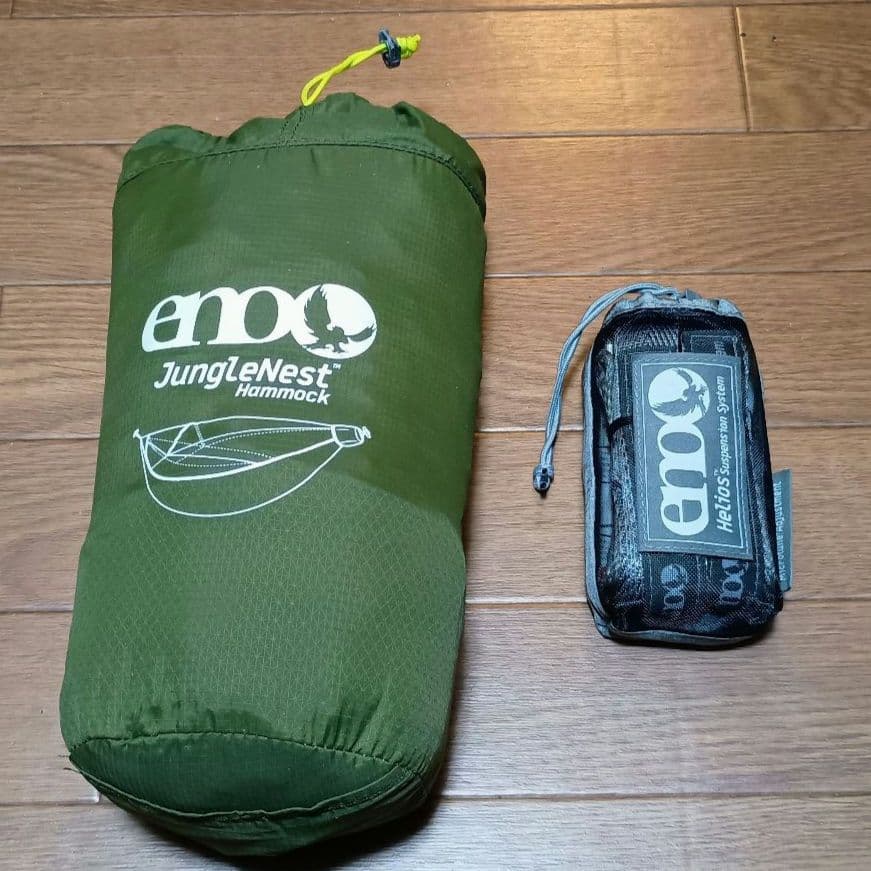 eno JungleNest + Helios ハンモック ストラップ セット