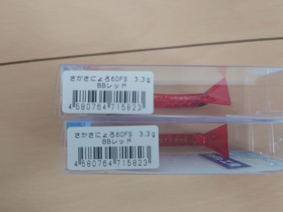 1089×DLIVE　さかさにょろ　60FS BBレッド２個　釣りフェス　②