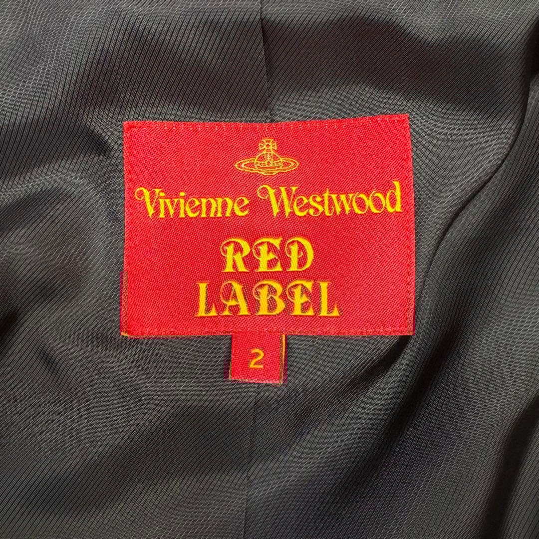 極美品 ヴィヴィアンウエストウッドレッドレーベル ウールコート 変形襟 サイズ2