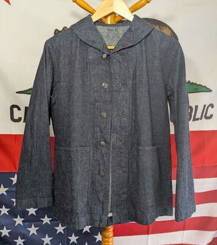 バズリクソンズ USN M-43 ダンガリー デニム ショールカラー ジャケット