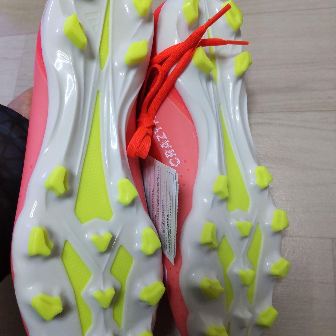 【新品未使用】アディダス サッカーシューズ スパイク オレンジ 27.5cm