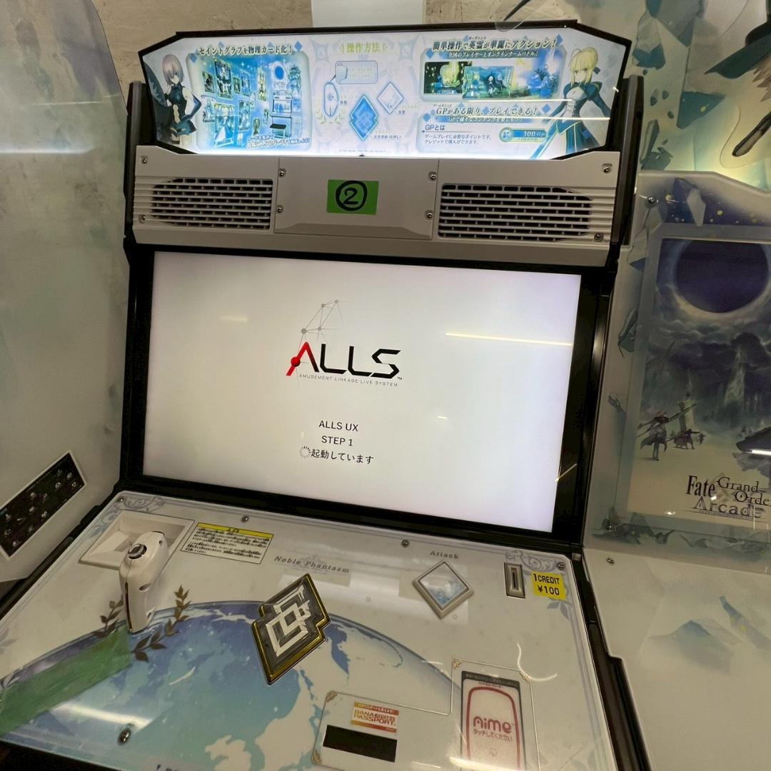 FATE GrandOrderアーケード 筐体 フェイト 鍵なし ② Y2191