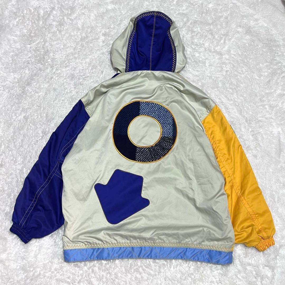 レトロ　スノーウェア　デサント　スキーウェア　ハーフジップ　アノラックパーカー