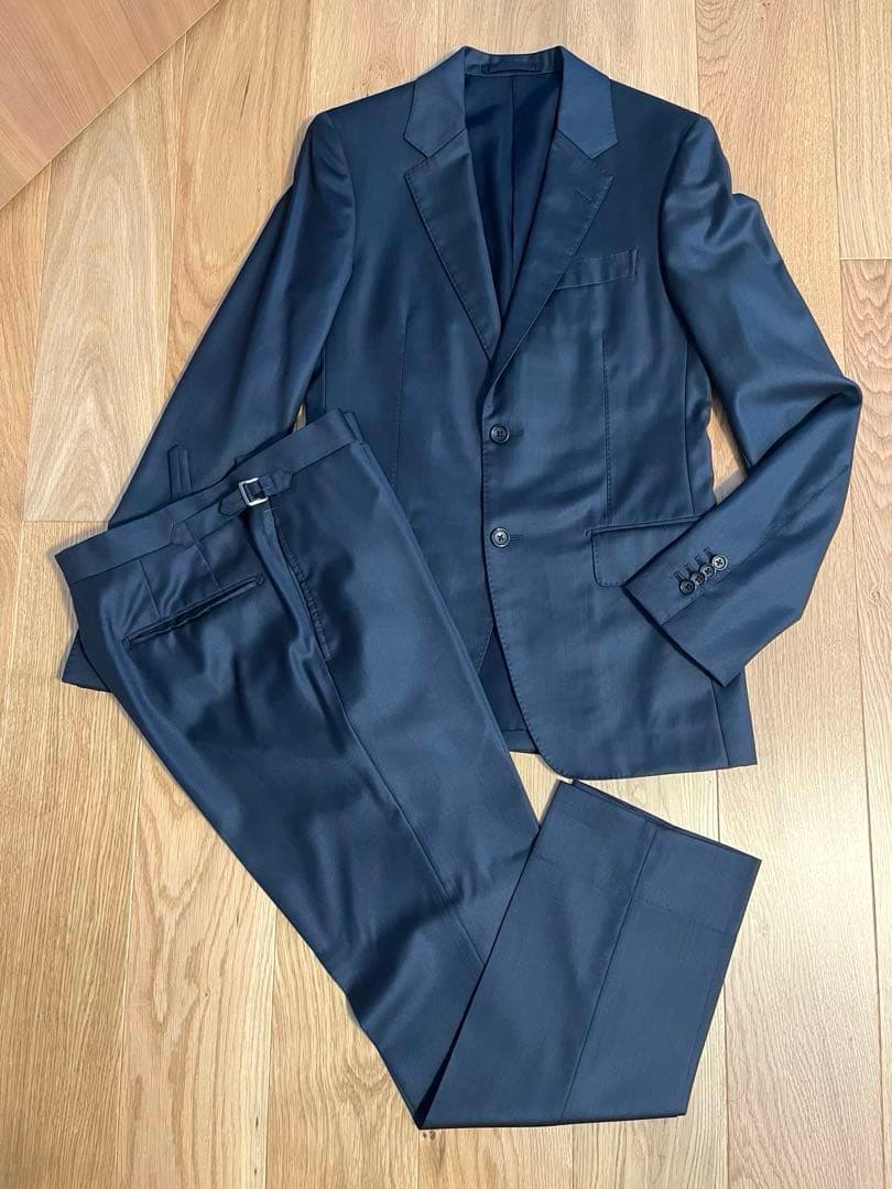 g*t様 ワコマリア✖️ロロピアーナ ダークブルー セットアップ サイズS