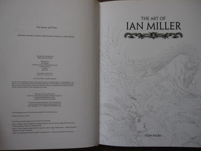 画集　The Art of Ian Miller　イアン・ミラー