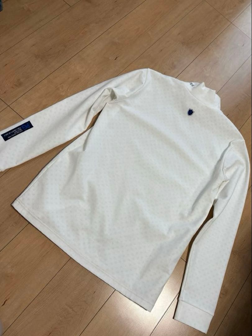 パーリーゲイツ　モックネック　ストレッチ長袖シャツ　サイズ5