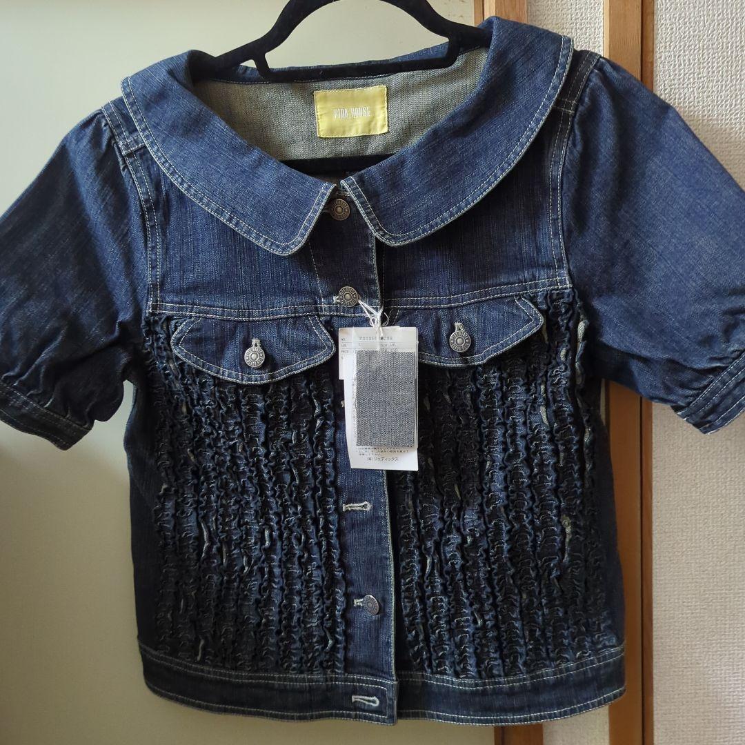 ピンクハウス、デニムジャケット新品未使用、希少価値、半袖