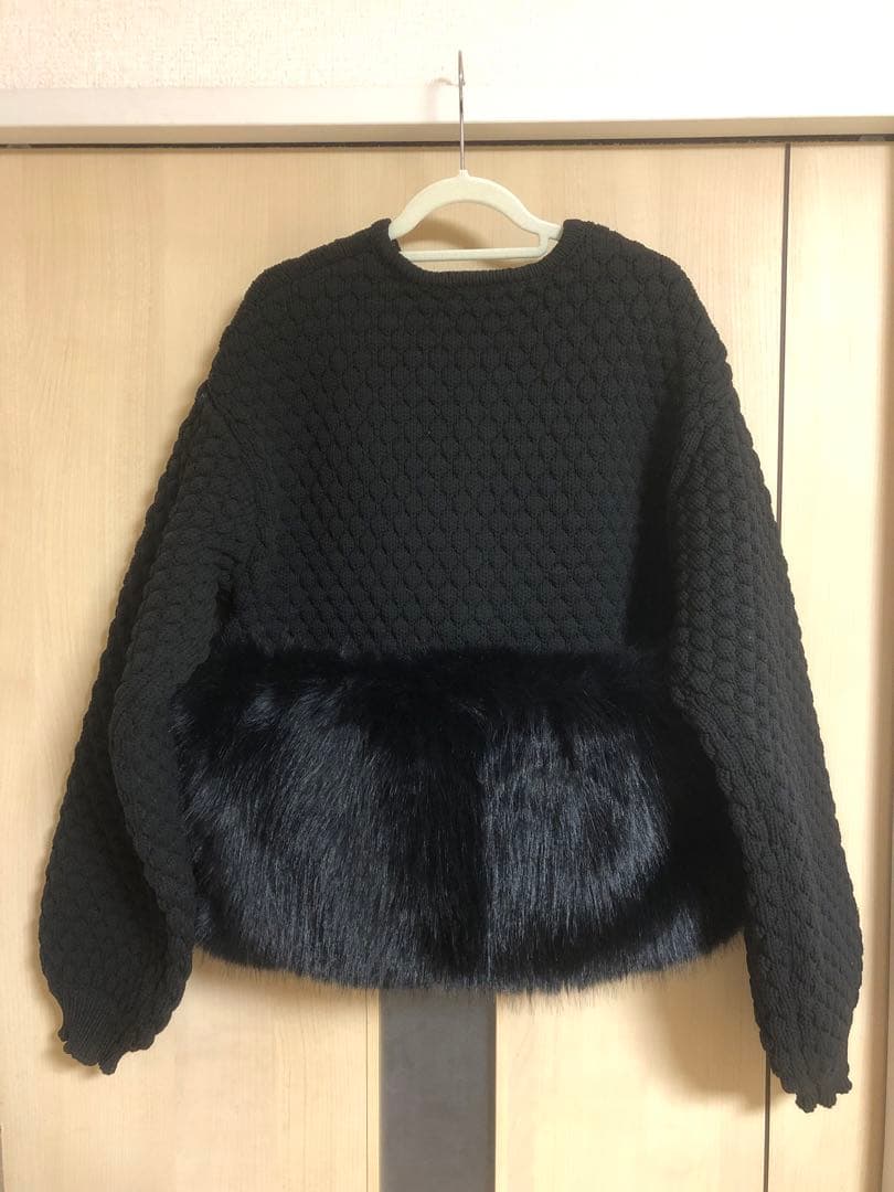 【美品】maison de Dolce ファーリーNT black