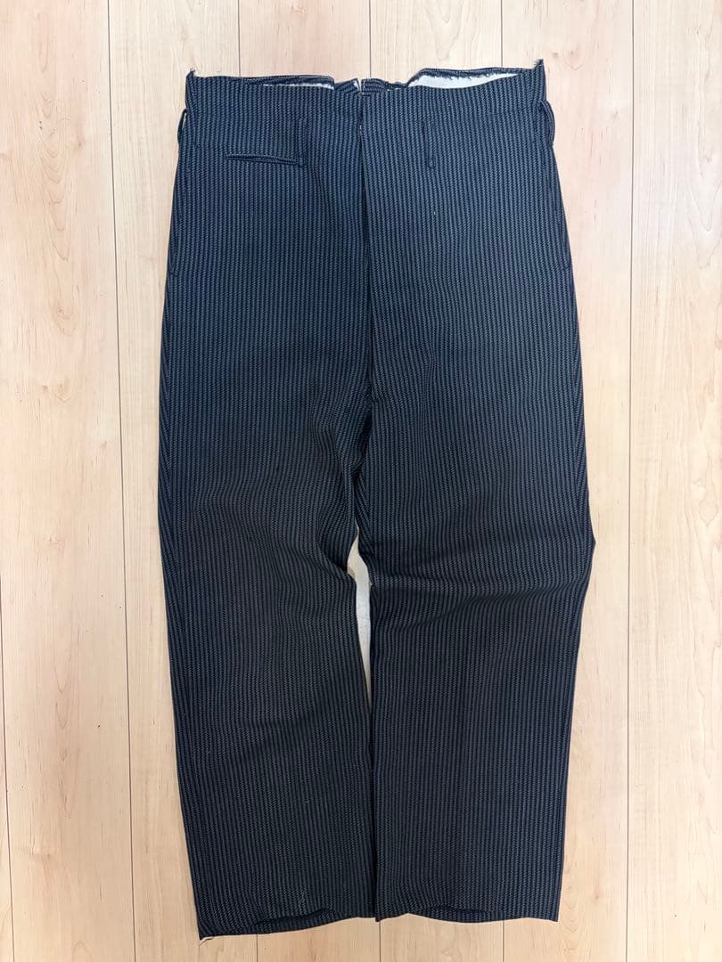 【針シンチバック】40s Vintage stripe slacks