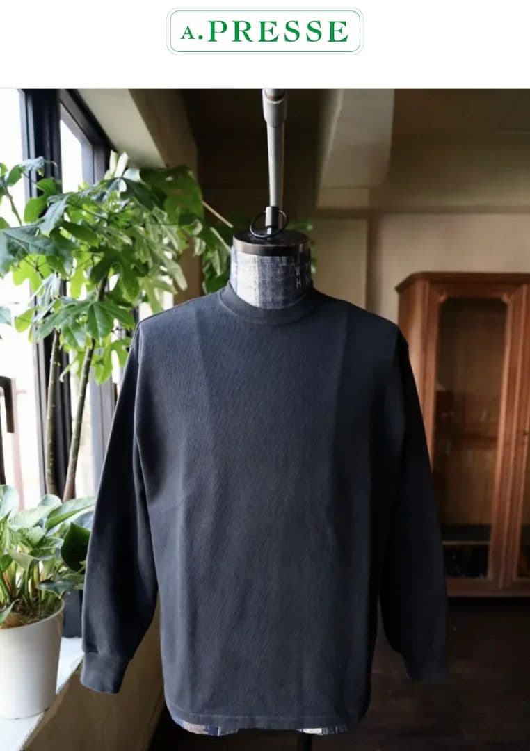 トップス A.PRESSE 25SS Vintage L/S T-shirt