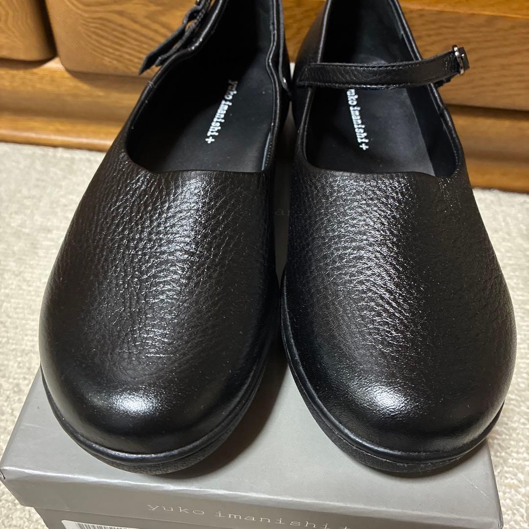 【美品•未使用級】yuko imanishi+ フラットシューズ 黒