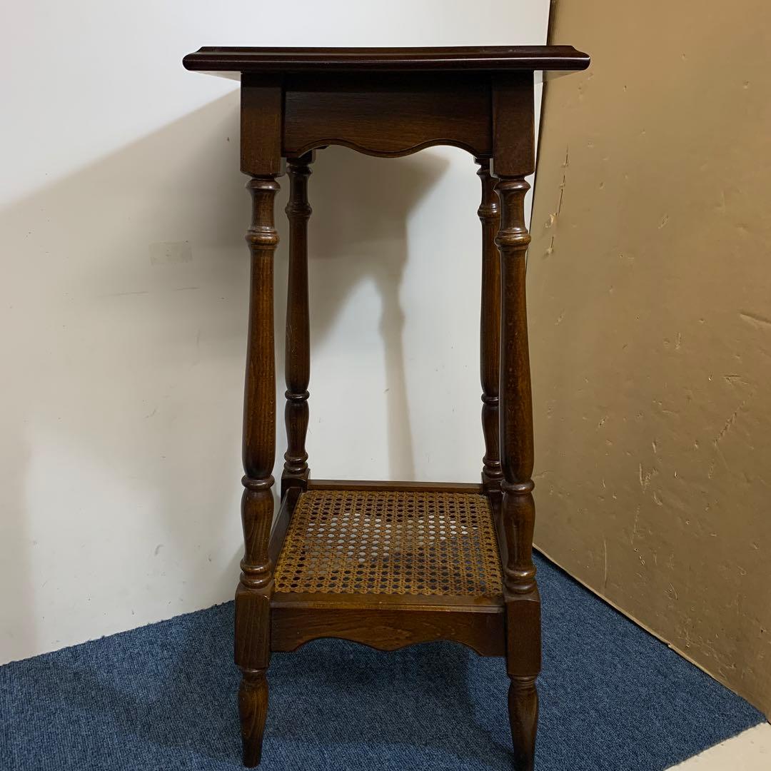 【希少】 カリモク家具 コロニアル 花台 電話台 アンティーク調 クラシカル家具