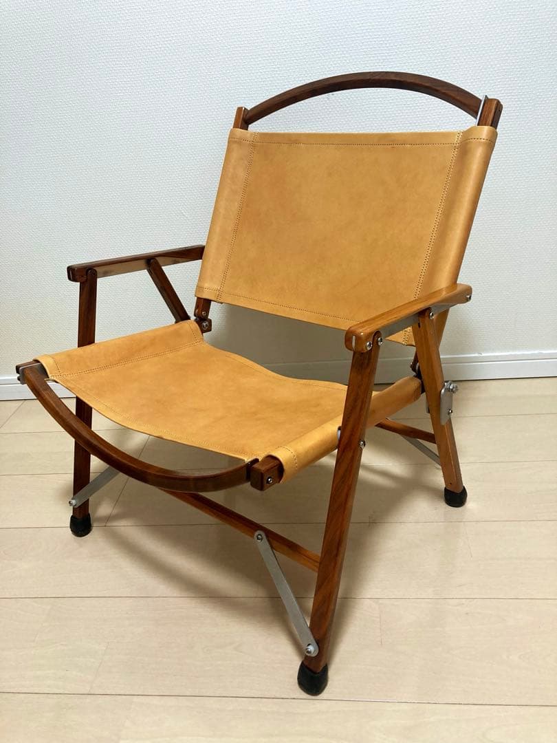 本物　カーミットチェア ウォールナット　レザーシート　C&C.P.H