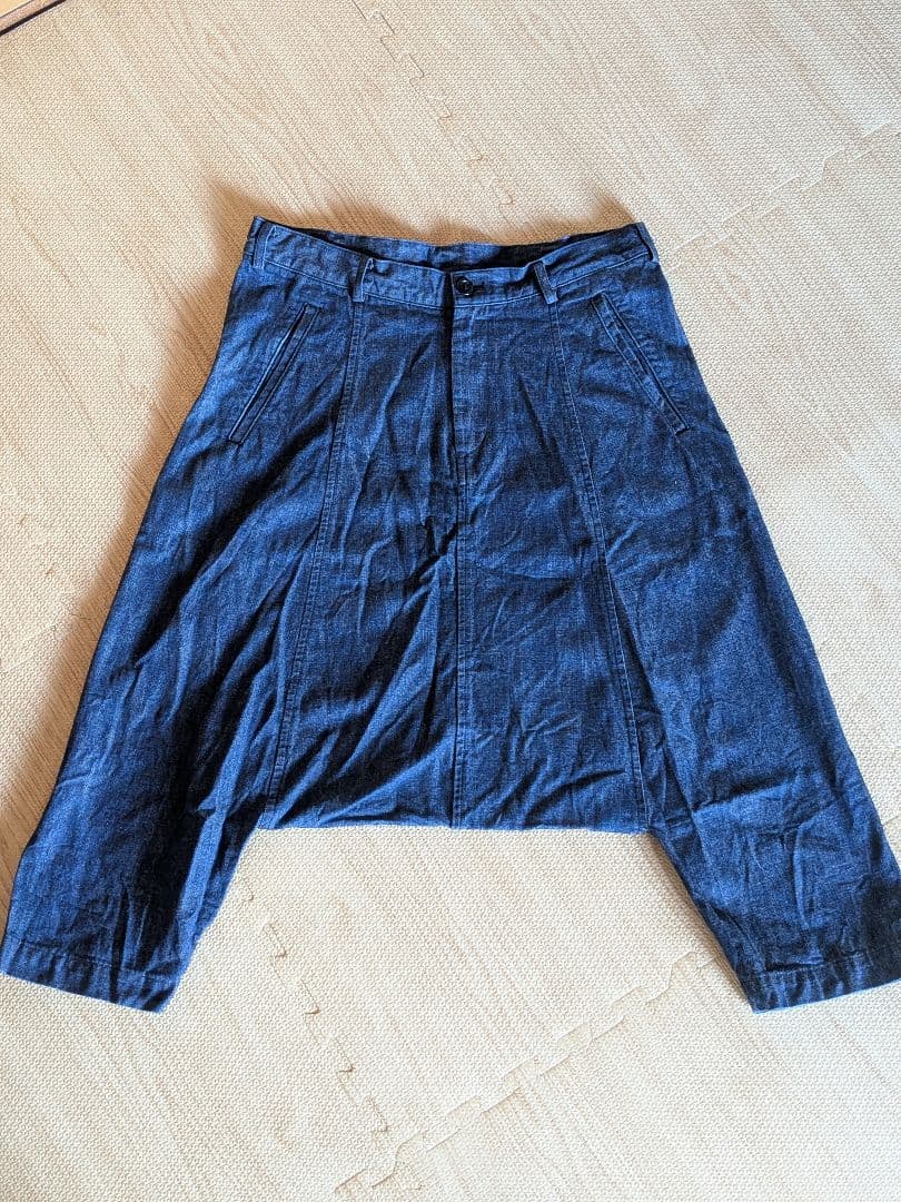 COMME des GARÇONS サルエルパンツ ダークブルー