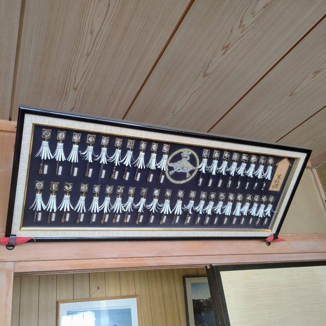 ヒ*キ様 開運 家紋 纏 江戸期の火消し旗印 ミニチュアコレクション 全40点