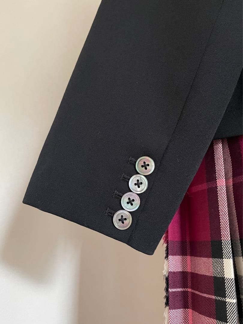 【グランママドーターtoro】とっておきのBLACKウールジャケット　日本製