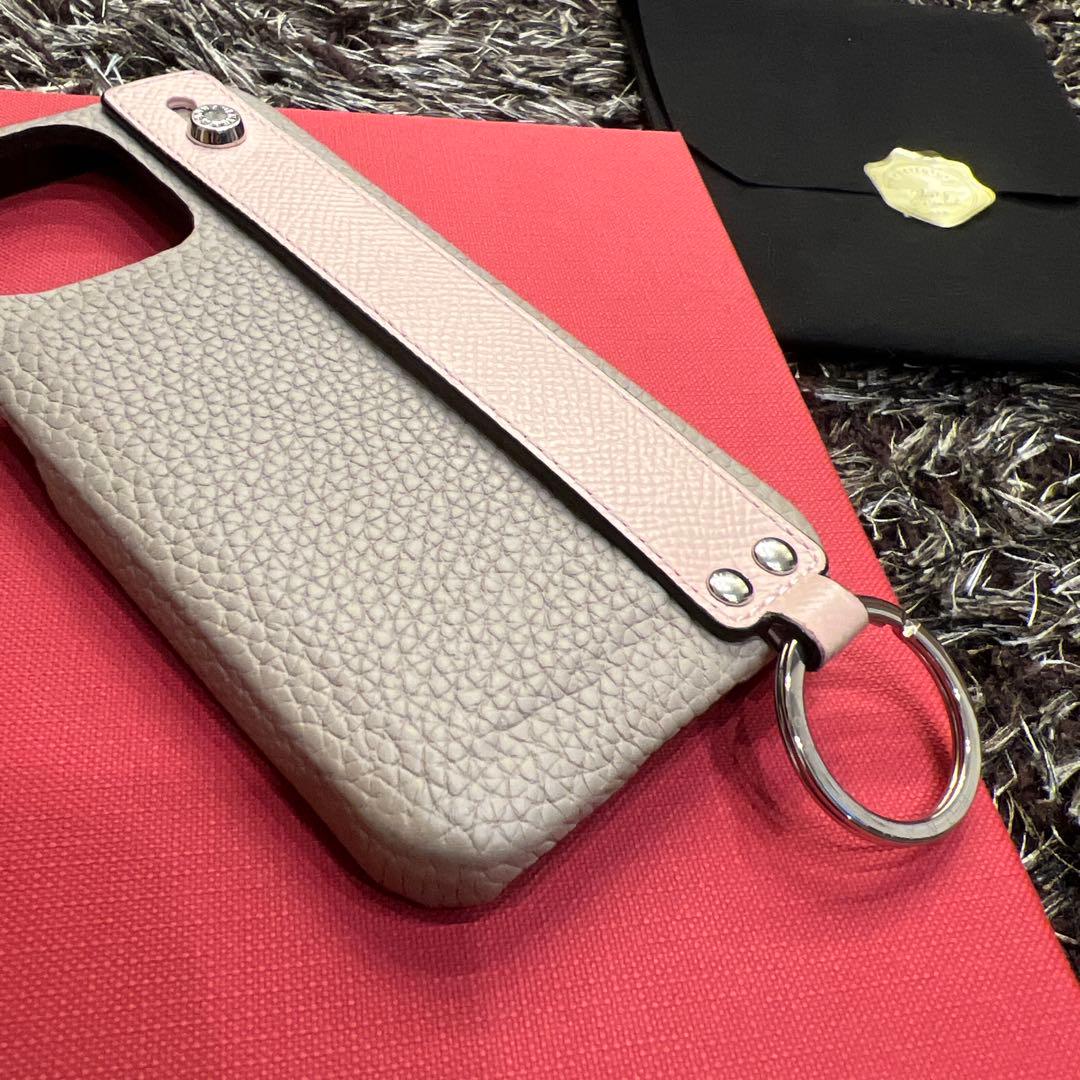 BONAVENTURA ボナベンチュラ　iPhone14proケース　グレージュ