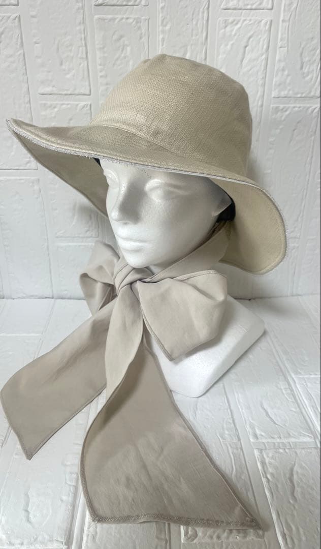 【新品】アンテプリマクロッシェハットサマーシールドリボンスカーフ遮熱遮光UVケア