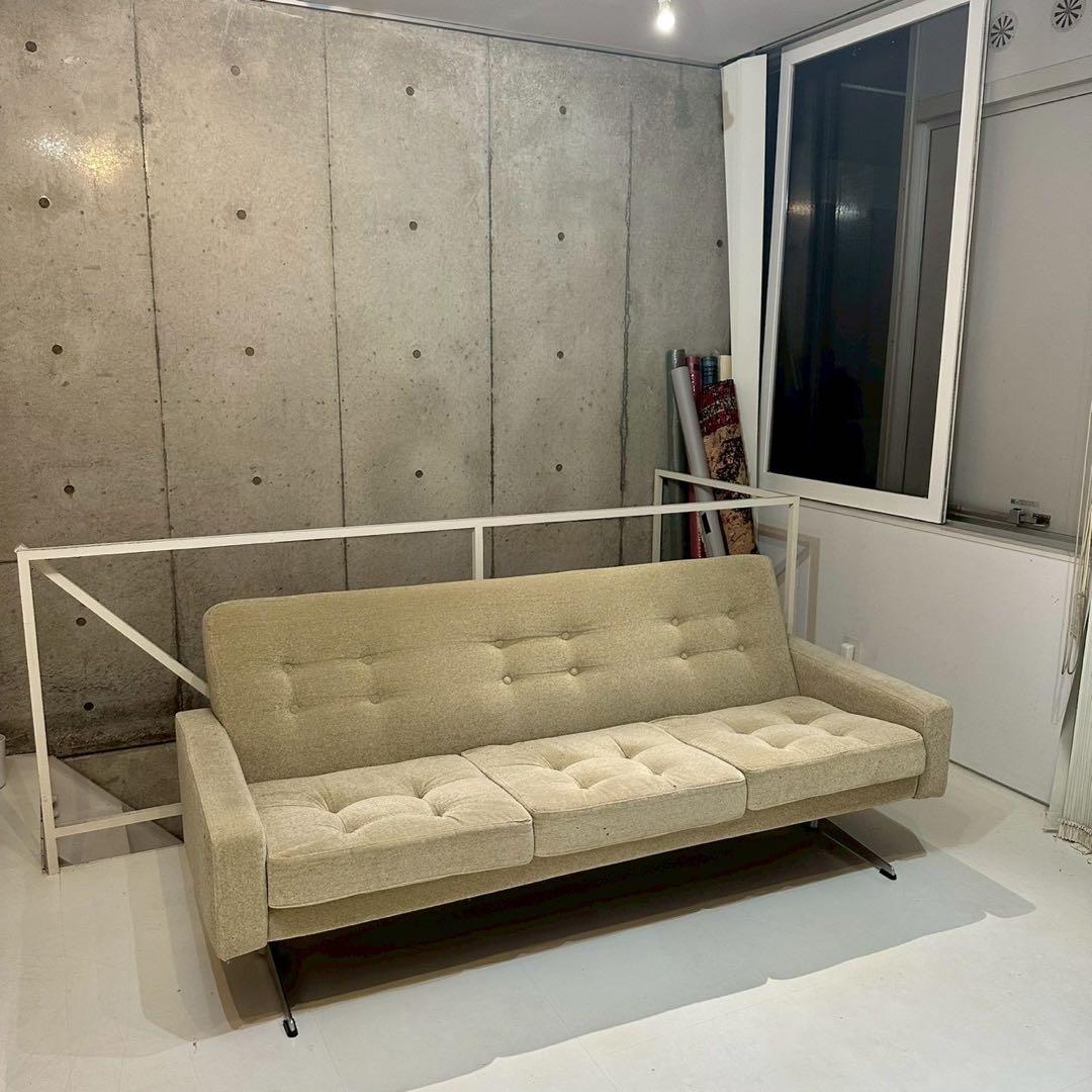 【たろう様限定】ヴィンテージソファ ベージュ 3人掛け