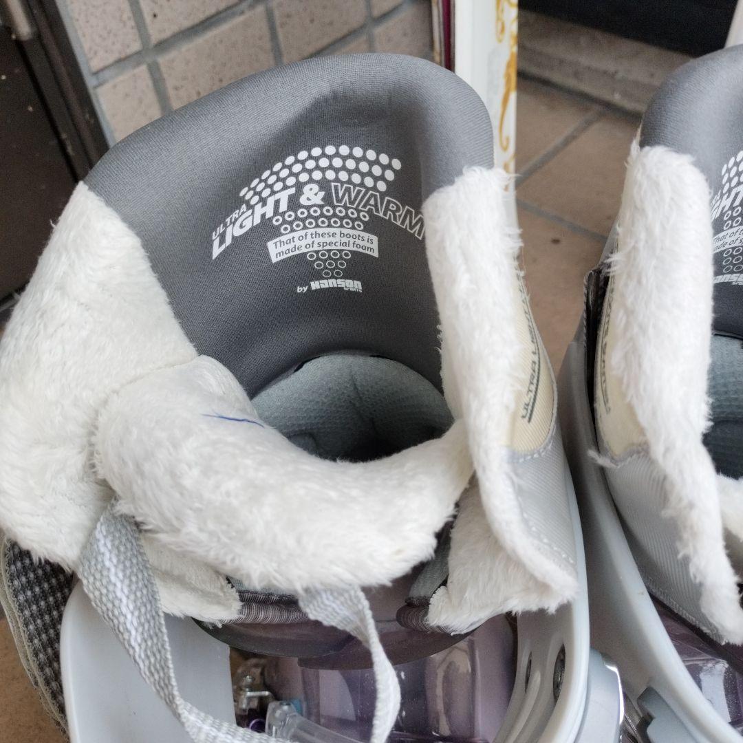 Head スキー板&ポール⭐︎ ホワイト・ゴールドセット　ブーツ