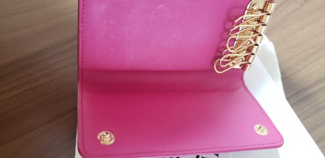 LOEWE ピンク キーケース 保存袋付き