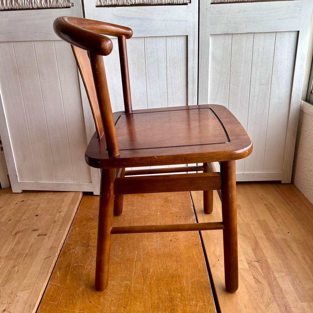 カリモク　アンティーク　チェア　椅子　ダイニングチェア