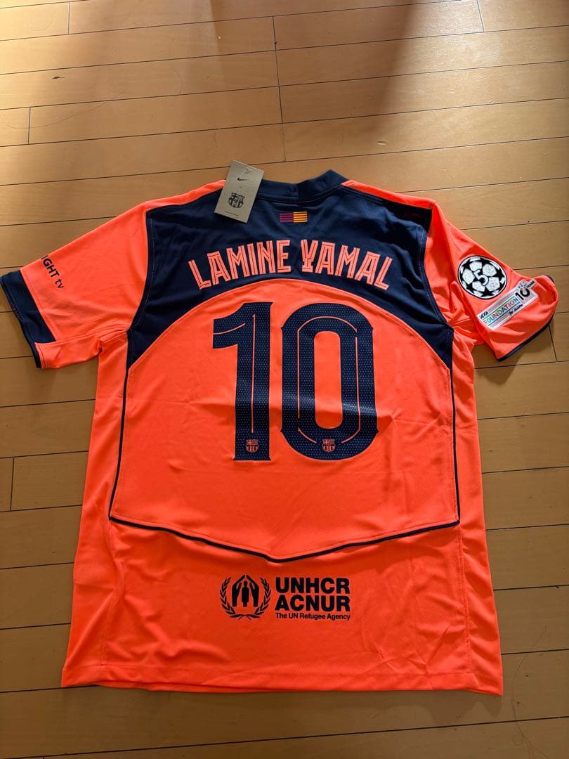 新品❗️未使用❗️最新バルセロナFC１０番　ヤマル選手レプリカユニホーム
