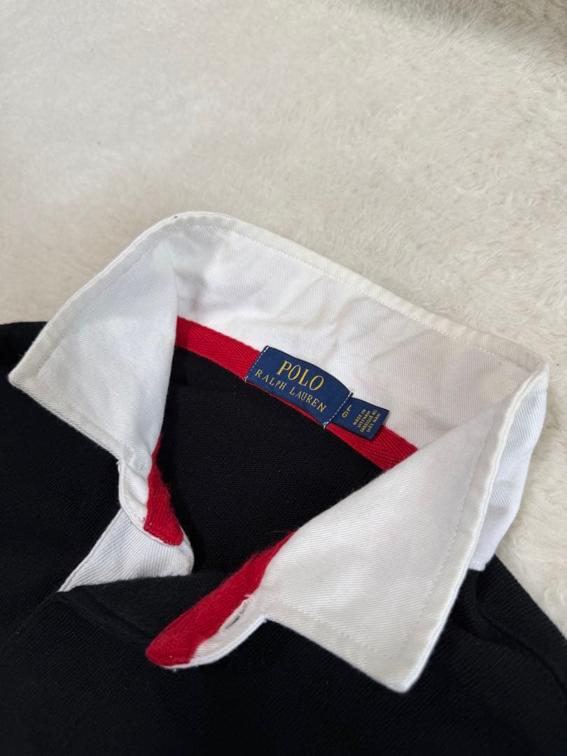 【希少】ポロ ラルフローレン ラガーシャツ ポロベア×JPN 刺繍ロゴ L
