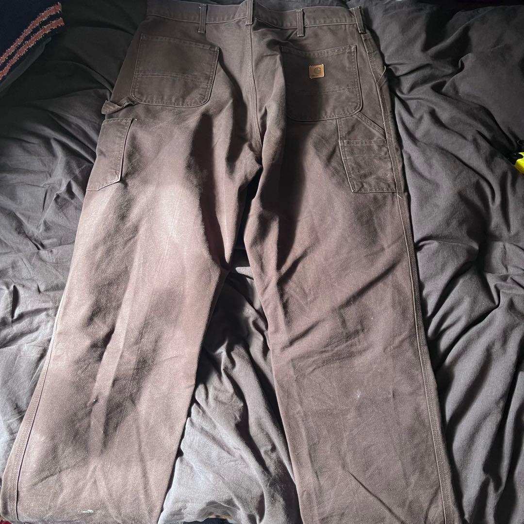 Carhartt B11 DKB ダブルニー USA製40×34極太 ダンガリー