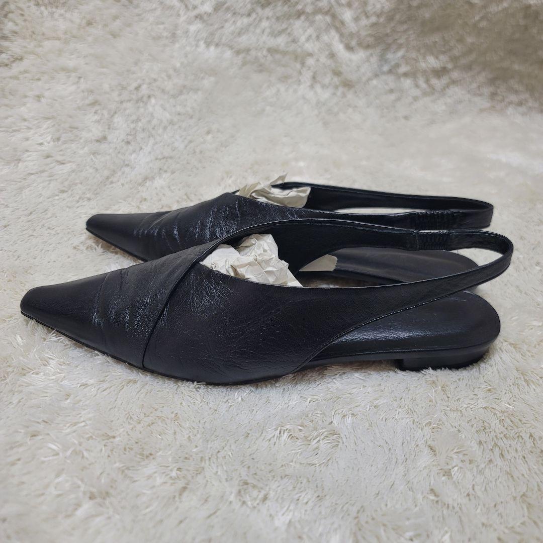 MARW UNITED ARROWS　バックストラップ フラットシューズ