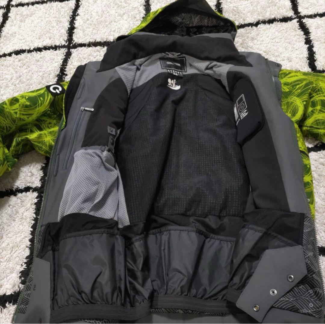 Goldwin スノーボード用ジャケット スキーウェアL 緑