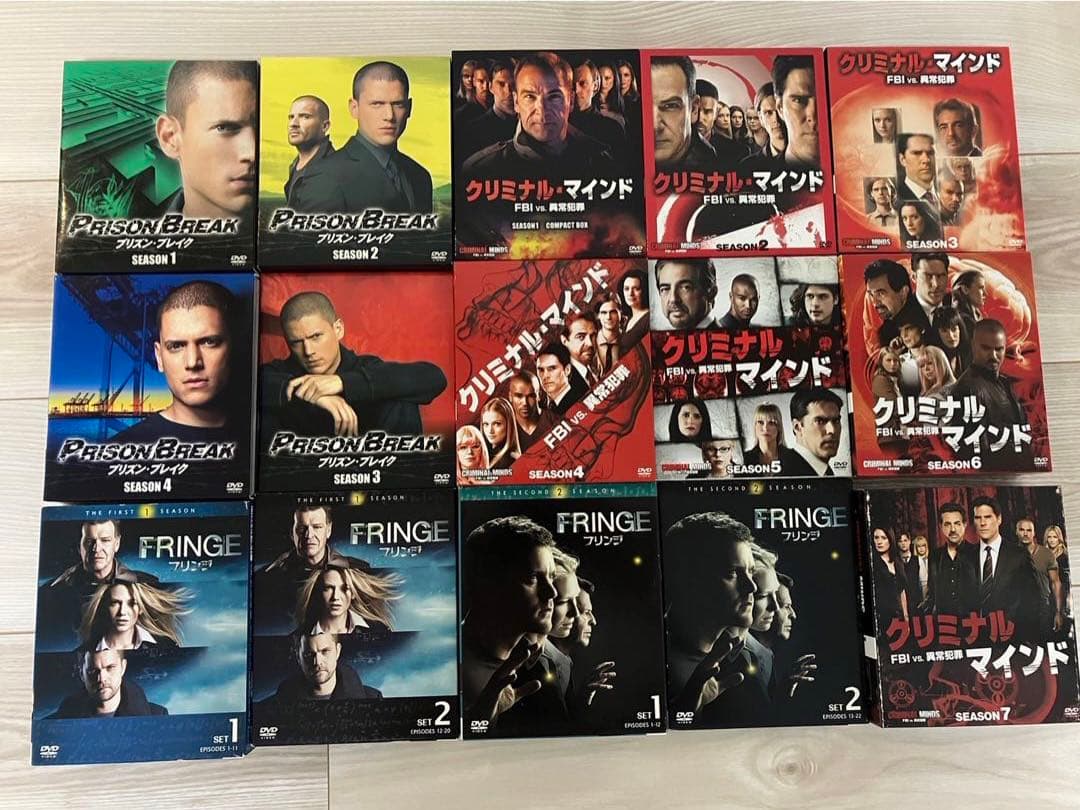 最終価格　プリズンブレイク　クリミナルマインド　海外DVDセット