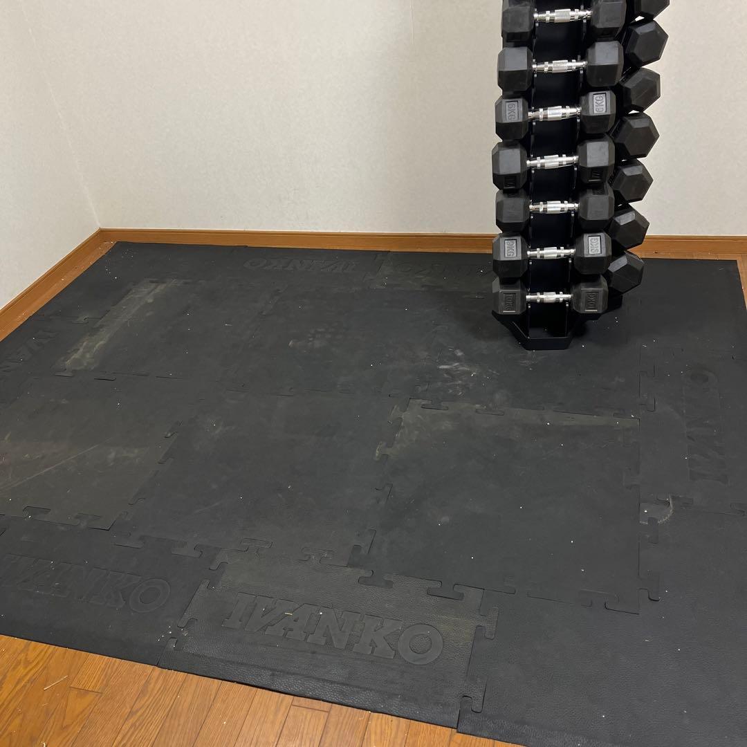 IVANKO トレーニングマット 黒180x240発送不可