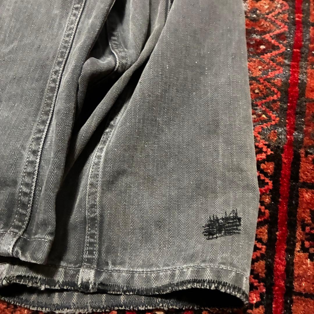 神フェード 70S HBT ユーロワーク ユーロヴィンテージ ブラック L相当