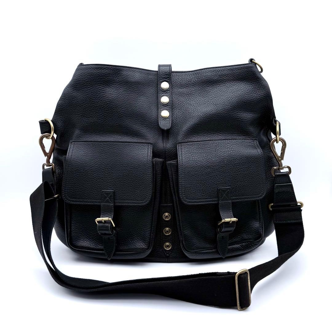 【良品】J&M DAVIDSON 2wayショルダーバッグ　メッセンジャーバッグ