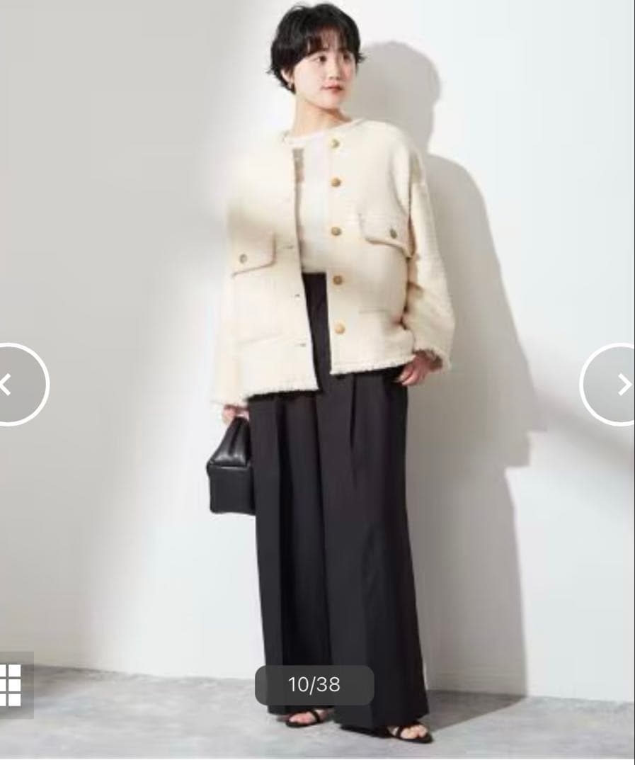 ジャーナルスタンダード　レサージュGIOLICA MIXツイードジャケット