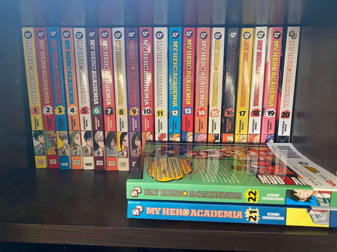 僕のヒーローアカデミア 英語版 MY HERO ACADEMIA 1-22