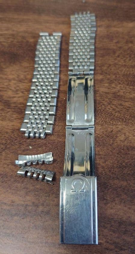 OMEGA ステンレススチール 金属ベルト